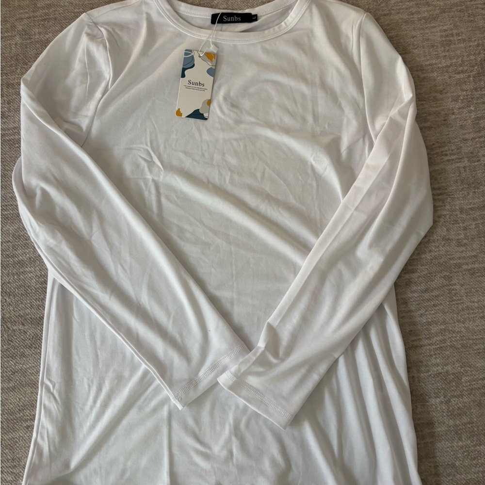 Elegant White Long Sleeve Top